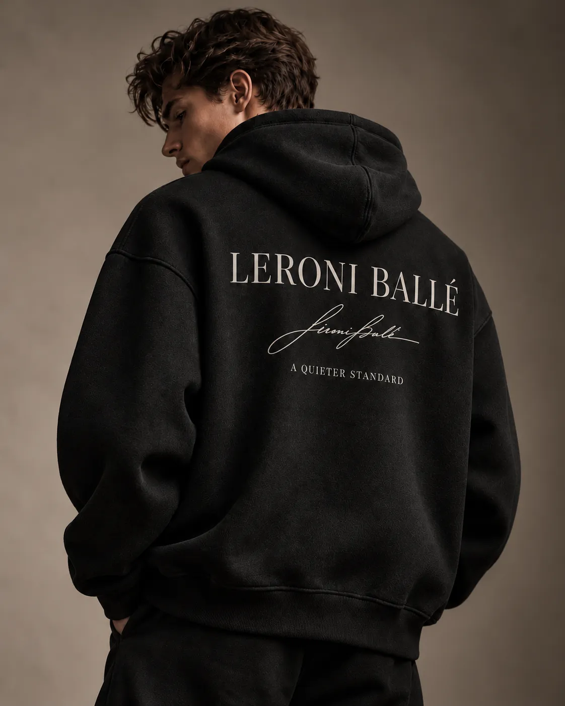 Black Signature Hoodie