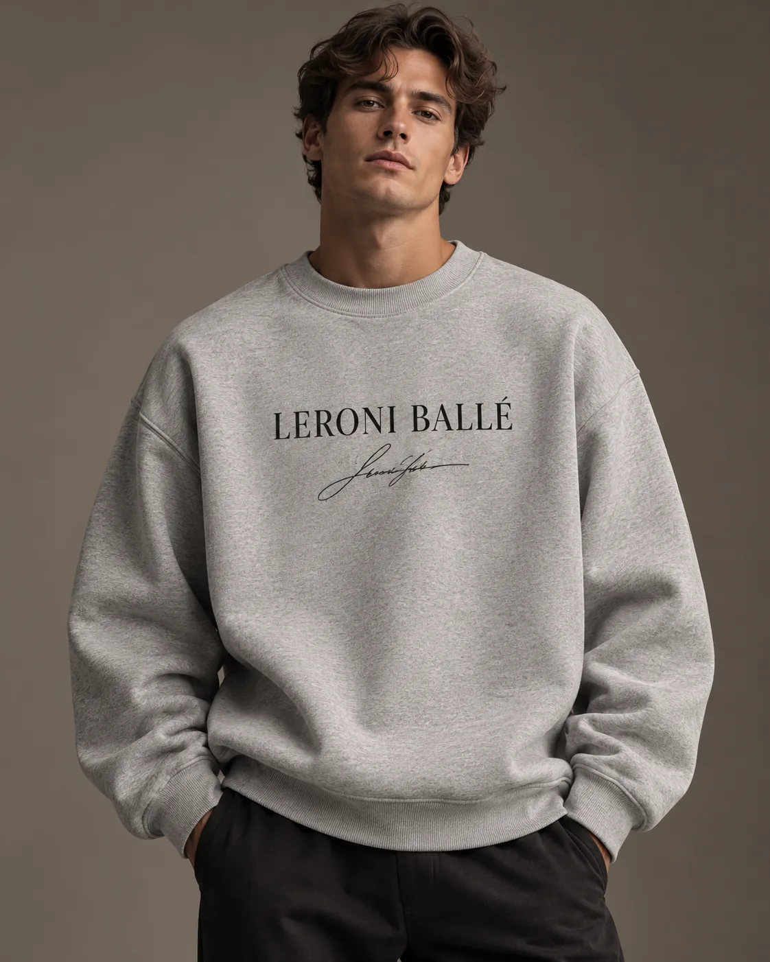 Grey Signature Crewneck
