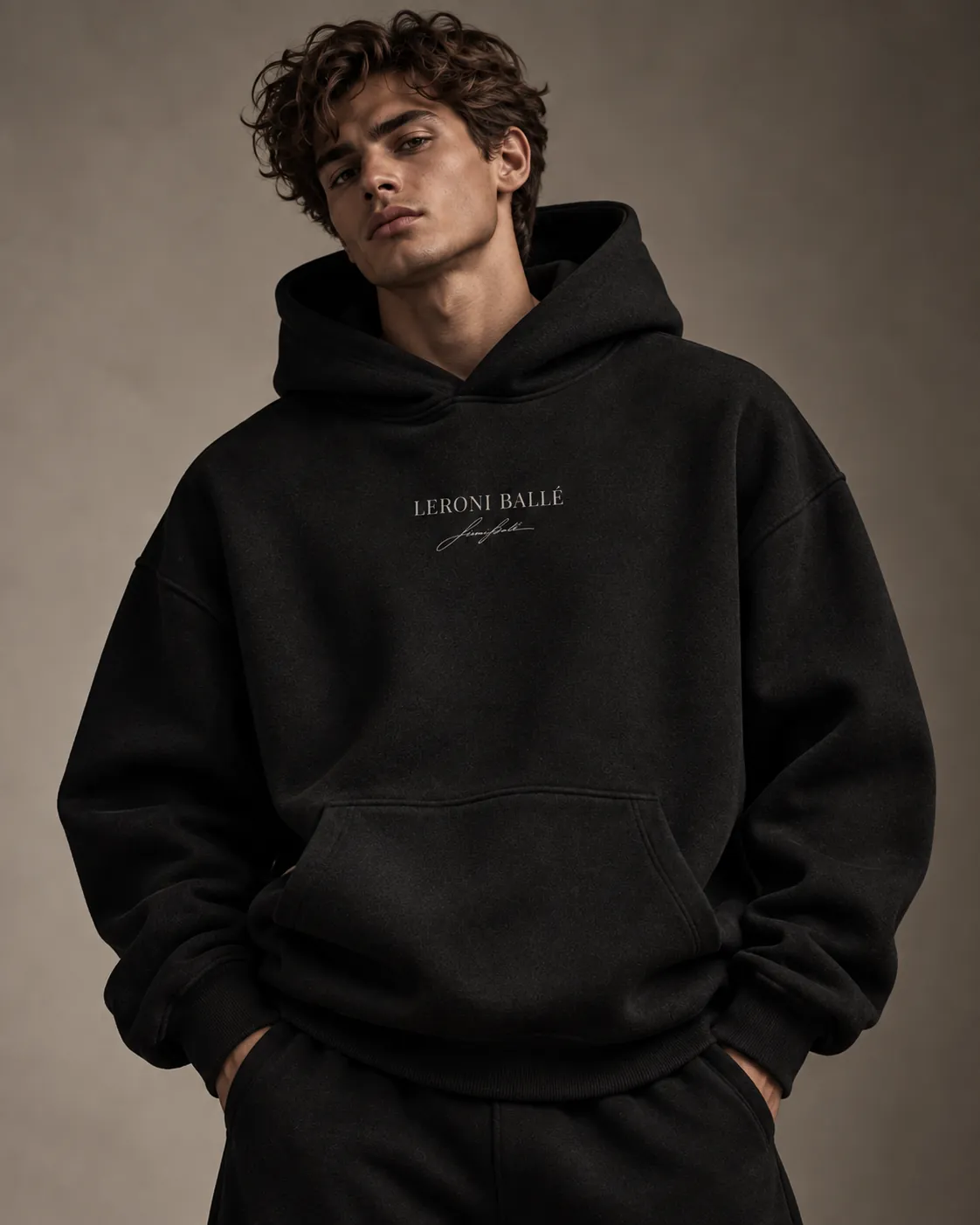 Leroni Ballé black hoodie